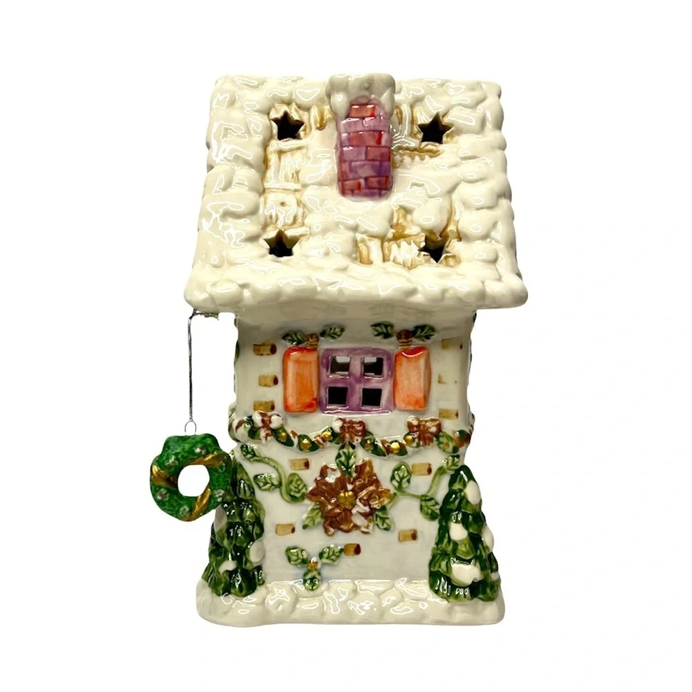 Porcelain Luminary Holiday House‎